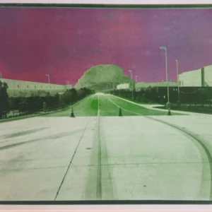 "Crusher - Agua Mansa Commerce Park, 2025" Risograph Print by Andrew K. Thompson