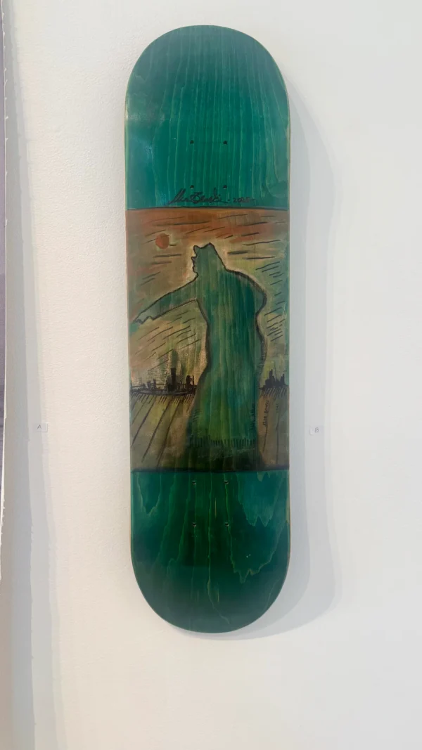 "Never Cast Pearls Before Swine Skatedeck" by Ilir Zeneli