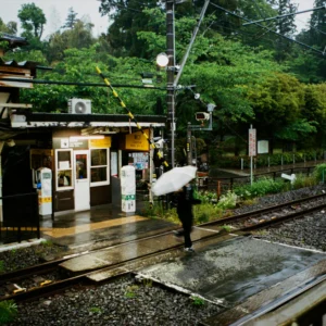 "Running from the rain" Photograph by Justus Milhon